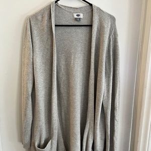Old Navy Cozy Gray Cardigan XL $12